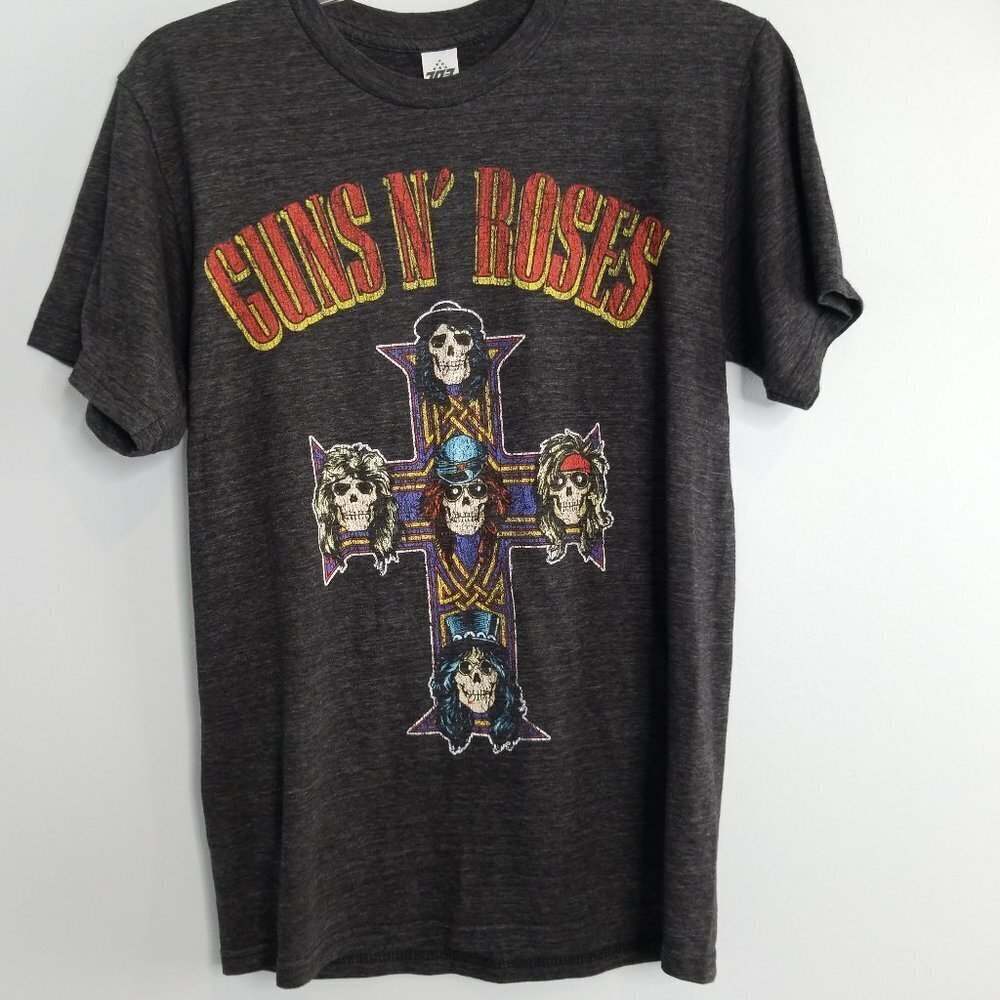 Guns N Roses Cross Tee Small